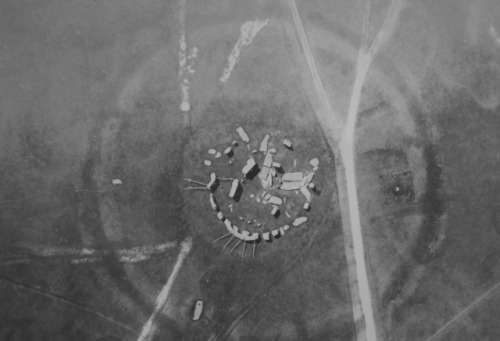 deathandmysticism: Stonehenge photographed by Lieutenant Philip Henry Sharpe from a balloon, 1906