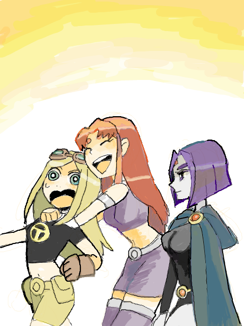 teentitans-terra:  amazing work by this artist page is in japanese so i don’t know