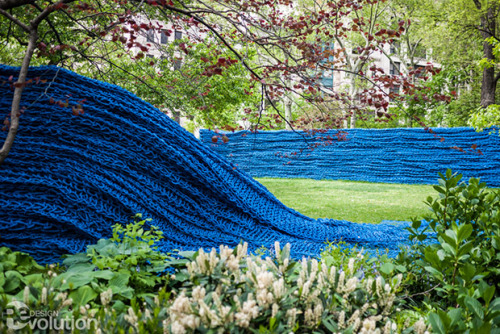 odditiesoflife:Waves of ColorColorful is the word for the new art installation in Madison Square Par