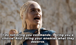 daenerys-stormborn:Daenerys Targaryen, the Mad Queen.