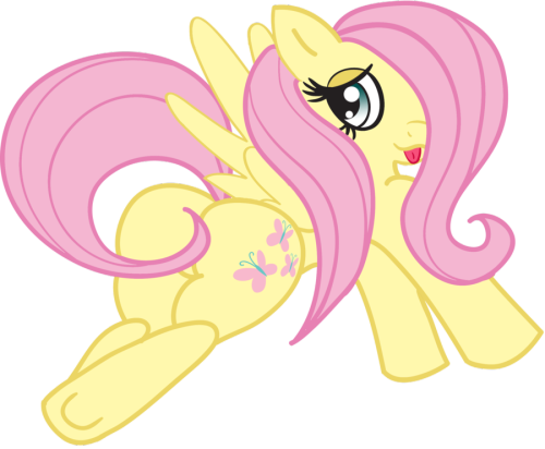 madame-fluttershy:  Fluttershy Flankylicious by *Rayodragon  Hee! <3