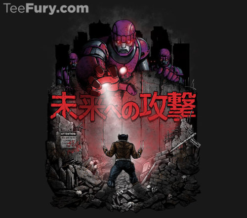 teefury:
“ Claw your way to this dangerous tee.
“Attack On The Future“ by sixeyedmonster is available now exclusively on teefury .
“ Hurry, ends Tuesday 9PM (PST)
”
Get yours here: http://goo.gl/bkojm8
”