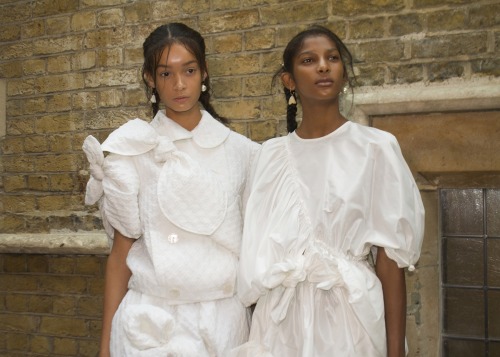 shadesofblackness: BACKSTAGE AT SIMONE ROCHA SPRING 2017