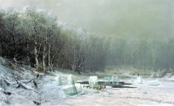 betweenfairytalesandreality:  “Зима. Ледокол” Арсений Иванович Мещерский, 1878 
