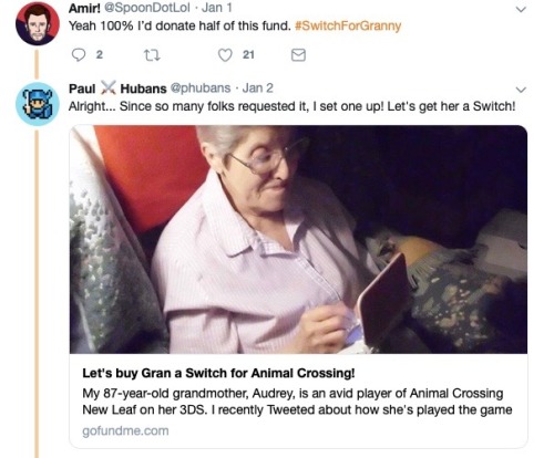 mayor-deer: This is so pure I love this grandma &lt;3