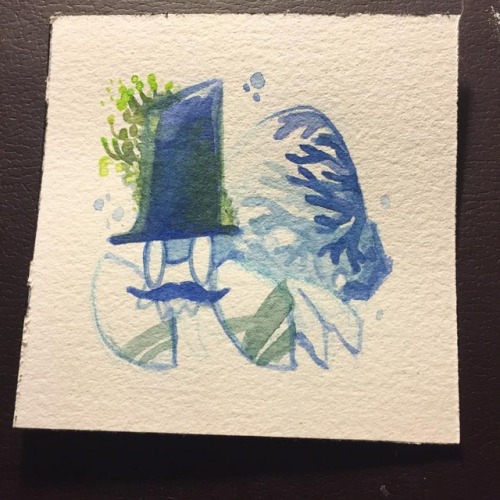 Fancy hermit crab #sketch #watercolor #hemitcrab