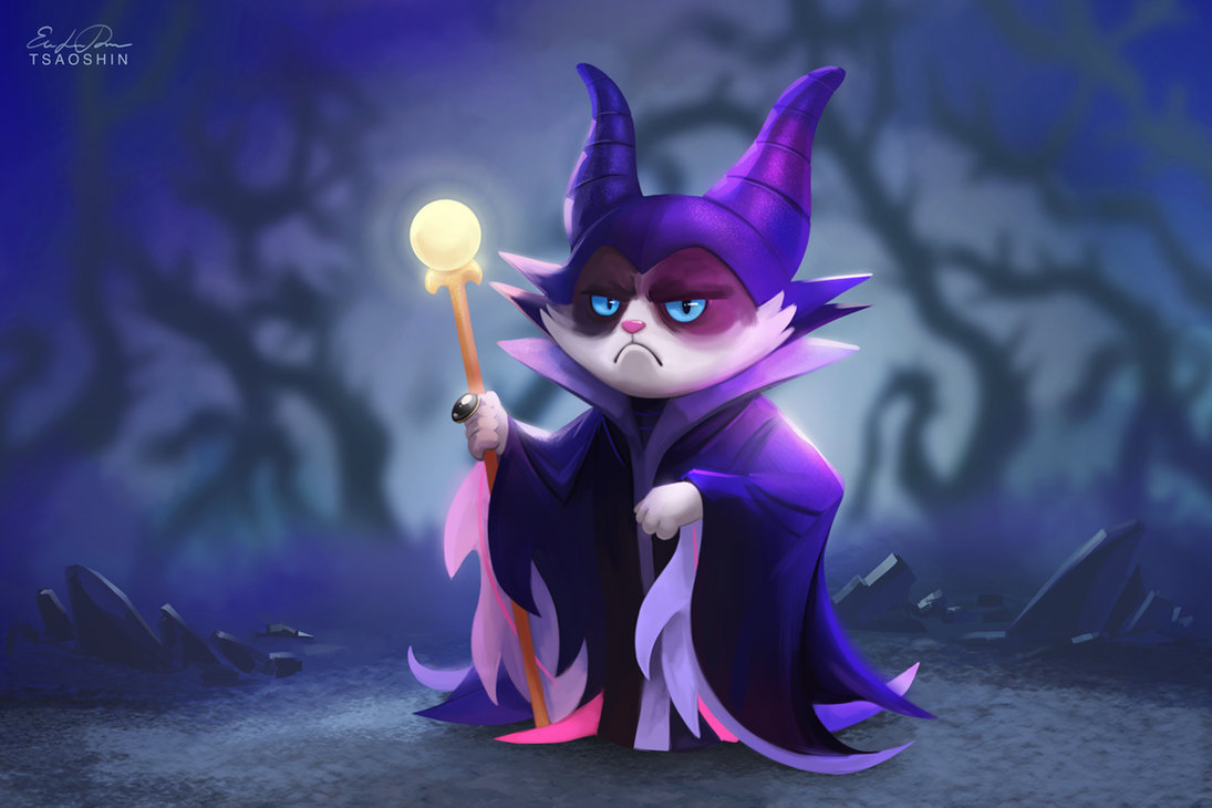 Elsa grumpy cat