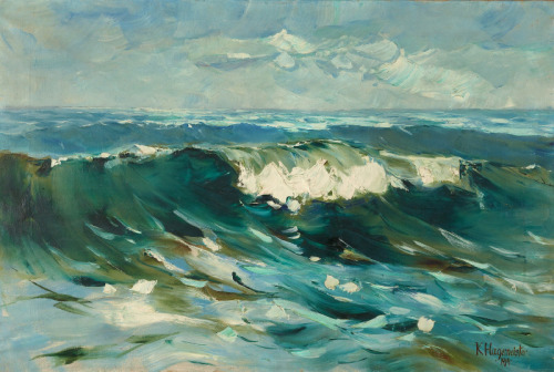 Karl Hagemeister, Waves, 1915. Oil on canvas. © Photo: Nationalgalerie der Staatlichen Museen zu Ber