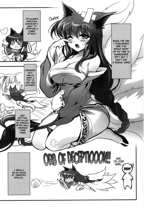 Sex felkina:  Translated Ahri doujinshi for those pictures
