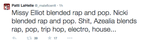 loveistheessenceoflife:  ctron164:  torisoulphoenix:  thechanelmuse:    GO THE FUCK AWF!!!!!!!!! Everybody is going in on her!!!!! ctron164    Black Twitter is like:  She can’t take the heat. 