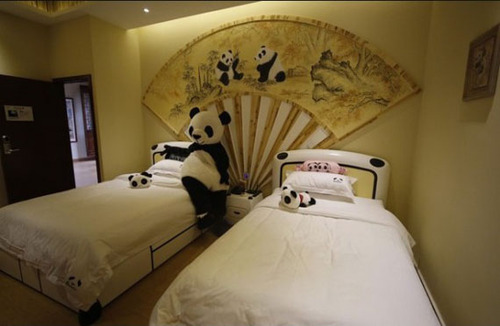 XXX There's a Panda-Themed Hotel in China. photo