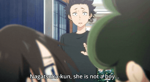 killushawn: eggpuffs: Nagatsuka-kun, she isn’t a boy. The funniest part of the whole movie