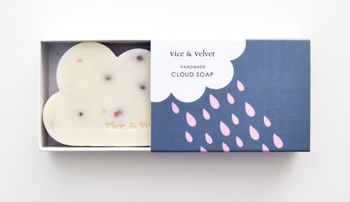 mymodernmetselects: Cloud soap by Vice &amp; Velvet will make your bath time whimsical with its 