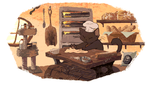 qrtrs:9 loaves, the feline bakery! (click adult photos