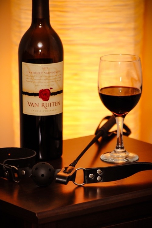 A glass of wine is awesome – but be very wary of engaging in bdsm activities while under the i