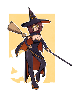 brellom:  brellom:  Witchy Brell plus the first magic container upgrades  And now for the second. I drew this last year, but I waited to post this until now. 