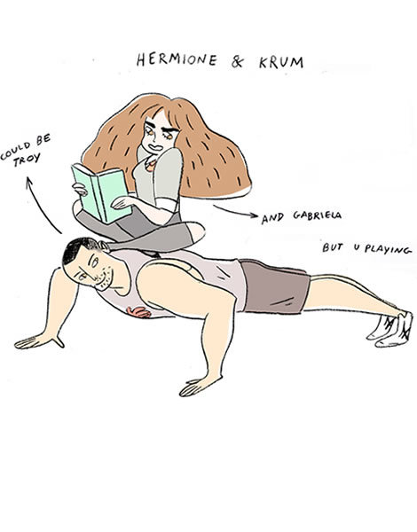 will you forgive us if we say that for one brief moment in time, we were kinda rooting for krumione?