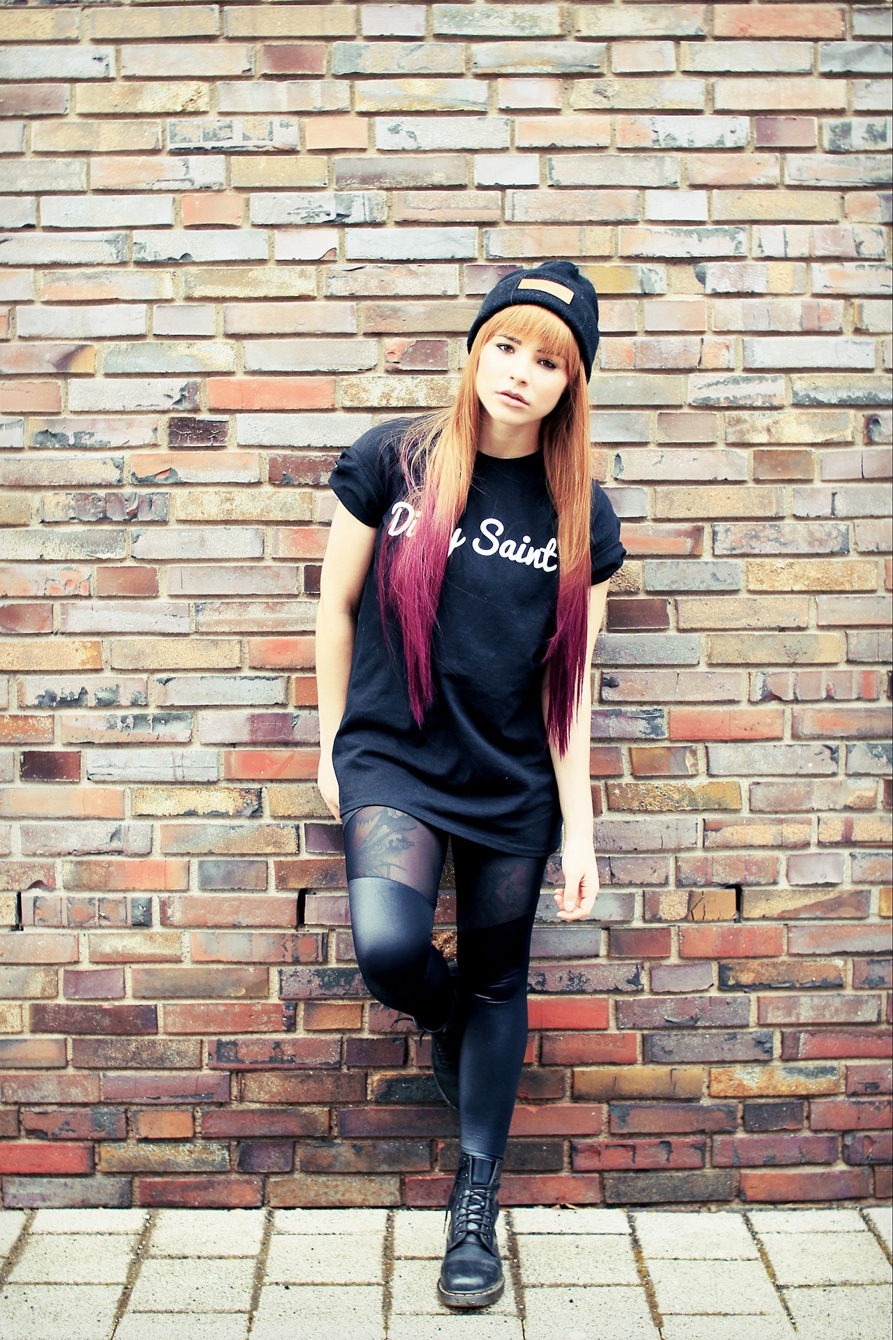 dirtysaintapparel:  julia coldfront for dirty saint apparel  http://www.dirty-saint.com/