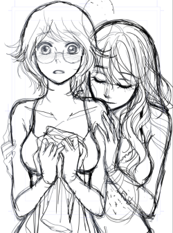 Little sketch for Lily Love’s chapter