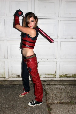 dirty-gamer-girls:  This is me as Harley Quinn from Arkham City :) My favourite design of Harley so far