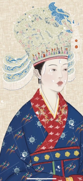 fuckyeahchinesefashion:pearl makeup for chinese women and empress in song dynasty