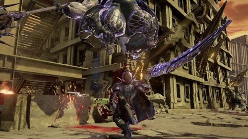 bandainamcous:Today’s CODE VEIN screenshots features Mido an enhanced Revenant searching for more power. We also have screenshots featuring Combo Drains and the weapons you’ll use to fight for survival! CODE VEIN will be available on the Xbox One,