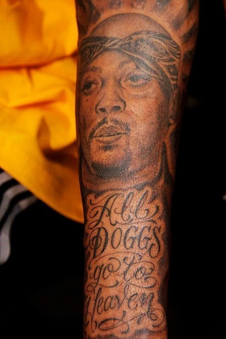 Mister Cartoon tattoos Snoop Dogg
