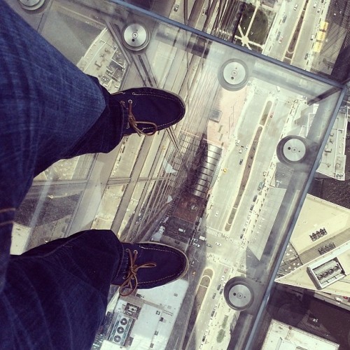 “Anything is peaceful from 1,353 feet” (at Sky Deck Willis Tower (Sears Tower))