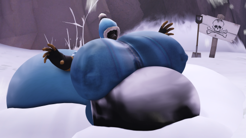 “Meanwhile at the North pole” ~ by Fattybulous.“The Fatty is stuck in the snow” ~ x3 Hope you like i