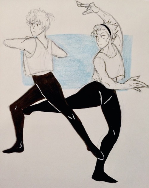 ikarikari:dance au where killua’s family owns a classical ballet studio that gon works at as a janit