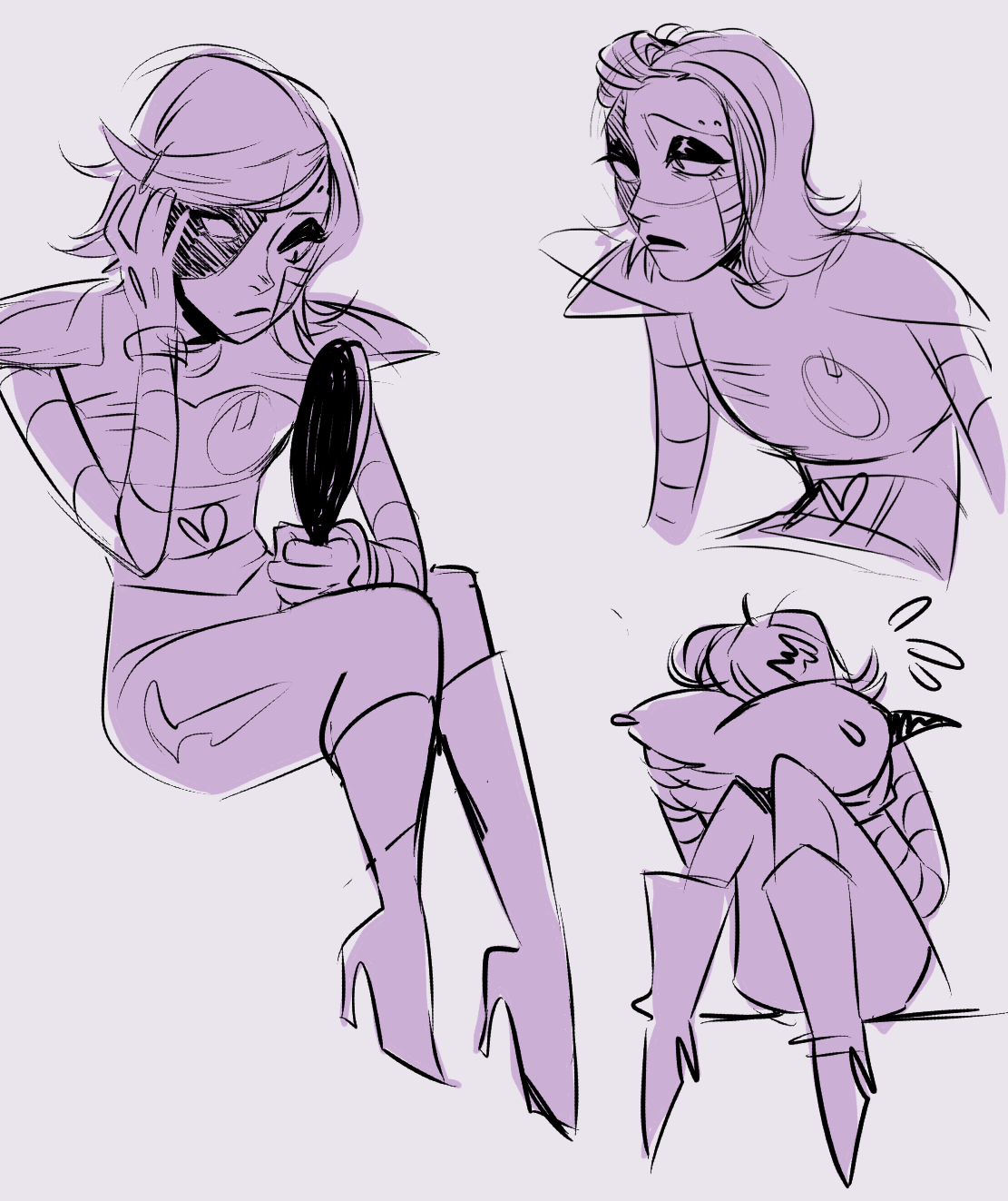 xenotattem:  yeah a headcanon doodle post abt how mtt is embarrassed about his unfinished