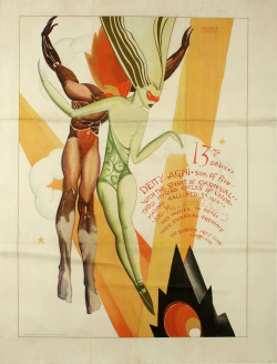 gmgallery:  Kokoon Arts Club Bal Masque poster by Joseph W. Jicha, 1926 www.stores.eBay.com/GrapefruitMoonGallery 