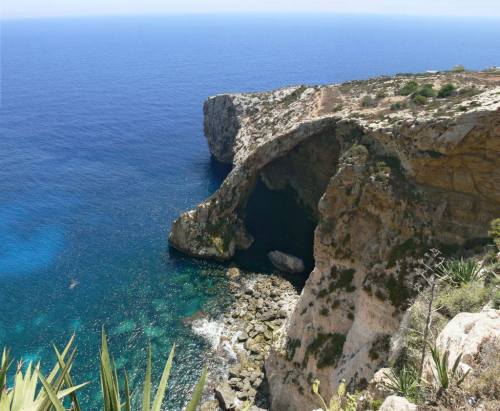 BLUE GROTTO—MALTAThe Blue Grotto, or Il-Hnejja in Maltese, is translated as “The Arch.” It was given