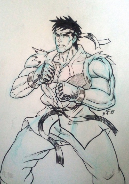 Another Street Fighter sketch. This time it’s Ryu