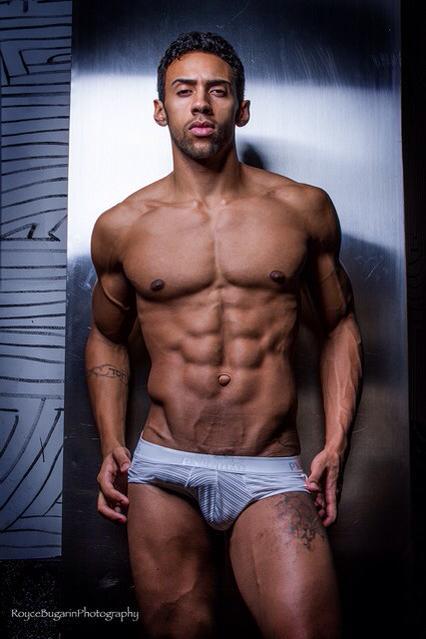 dominicanblackboy:  A sexy moment wit hot tatted gorgeous muscle ass Jay Alexander and his fat juicy dick!😍