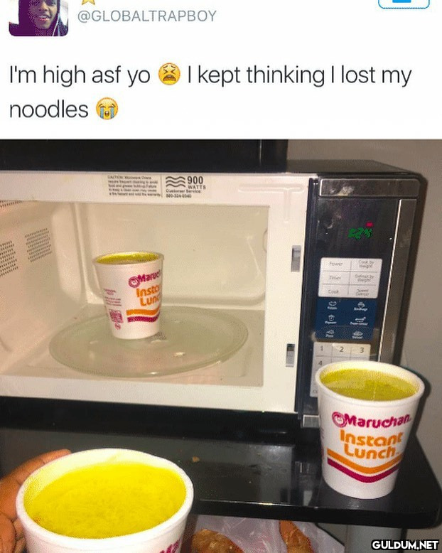 I'm high asf yo noodles...