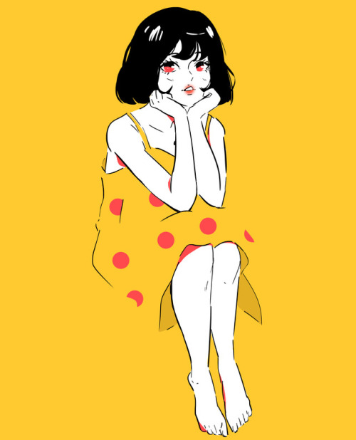 stephaniepriscillart:Polka. A little wind down to end friday. Have a great weekend guys! <3 (Pose