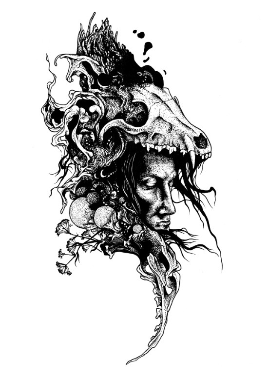 ex0skeletal:  by Rottenfantom   