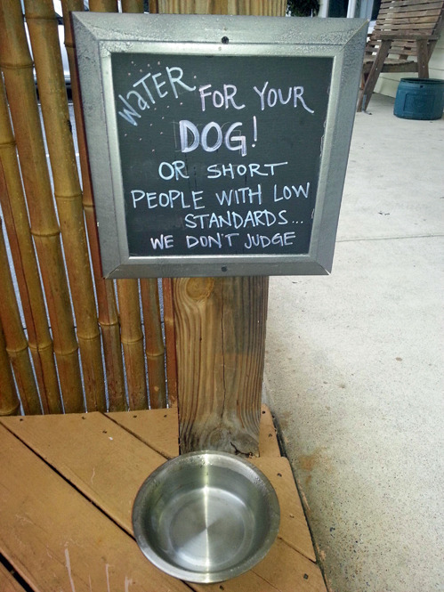 tastefullyoffensive:  Sign at a restaurant. [x]