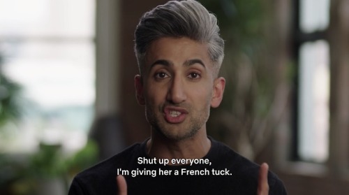 beesarthur: tan france and I stanning the french tuck forever