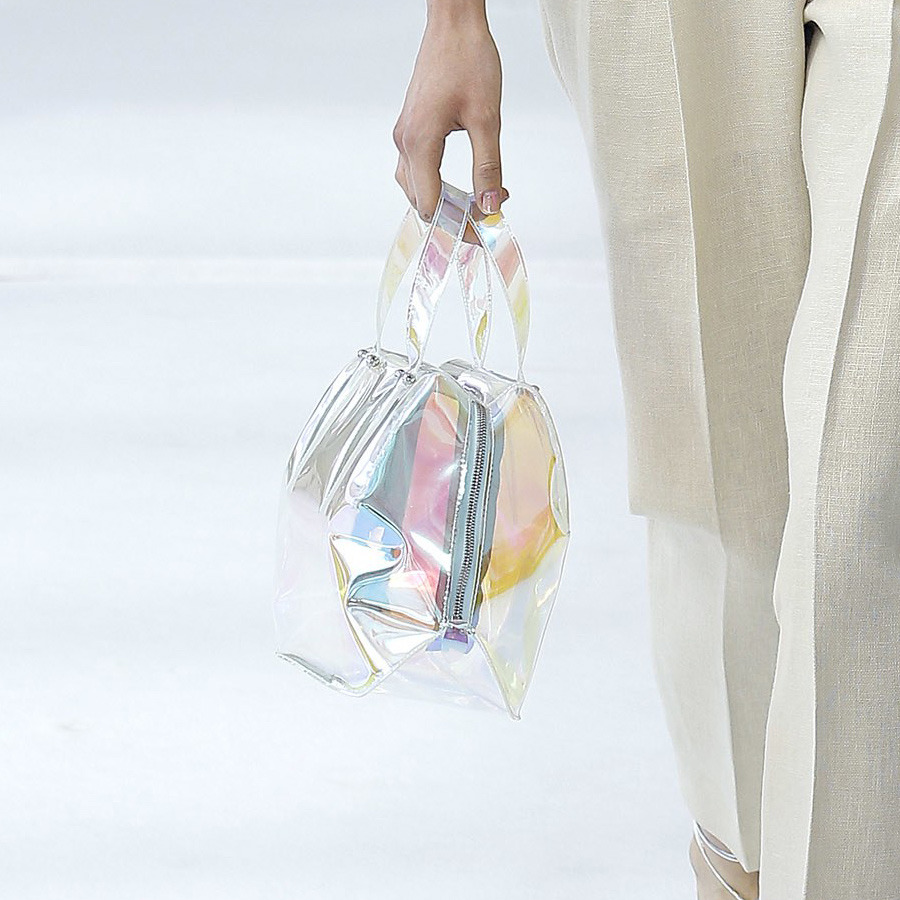 Sheer Plastic Bags Trend for SS 17: Iridescent...