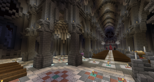 More amazing pictures from the Apex Minecraft server.  Thanks to the builder, Sektrif, for the tour.