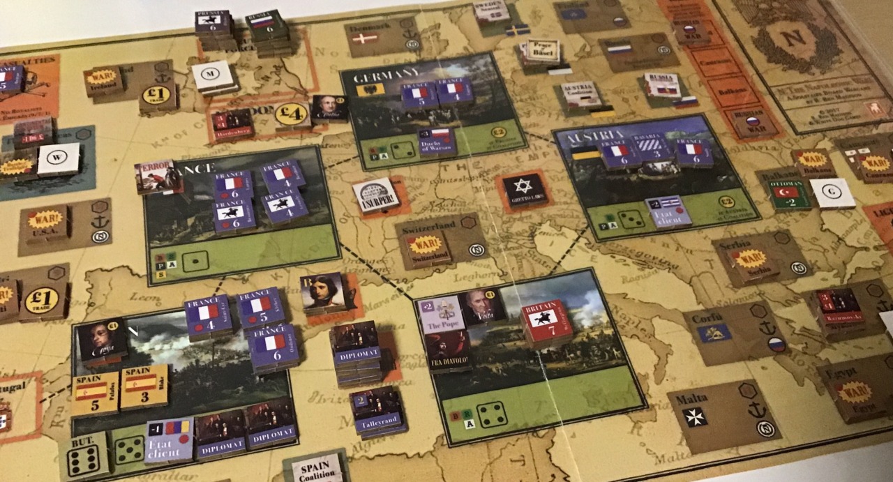 21ゲーム日記 N The Napoleonic Wars リプレイ3 21ゲーム日記 N The Napoleonic Wars リプレイ3