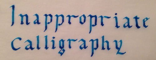 I Have Too Much Fun Doing These. (And I Apologize For The Crooked/waviness; I Did These Totally Freehand.)