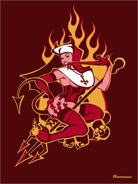 Naughty Satanic Nun