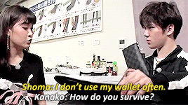 shomasuno:Kanako: “Do you still drink the tea?”Shoma: “Yeah, I still drink it. Sometimes it’s alread