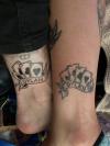 vegathelich:spicyblogger2:spicyblogger2:spicyblogger2:spicyblogger2:My little sister’s new boyfriend got a tattoo for her about a month ago and he wanted matching tattoos so he decided to get uh. The tattoo on her ankle of her ex boyfriend’s