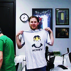 tuggeysjones:  Ryan + his achieve t-shirt     