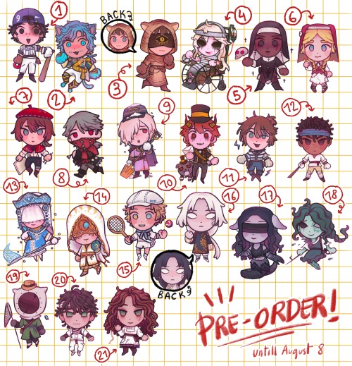 my idv charms are in pre-order again!&gt;&gt; link &lt;&lt;