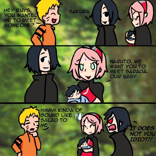 drawwhatiwantwhenwant:  Day 18- Out of the WoodsNaruto goes to meet the love birds out in the forest. He meets someone special 